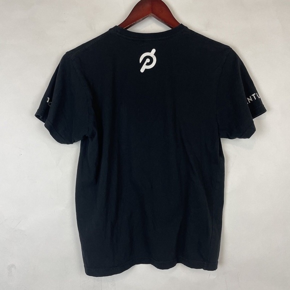 Peloton Century Club T-Shirt 100 Rides black cycling Size small Womans - Picture 4 of 9